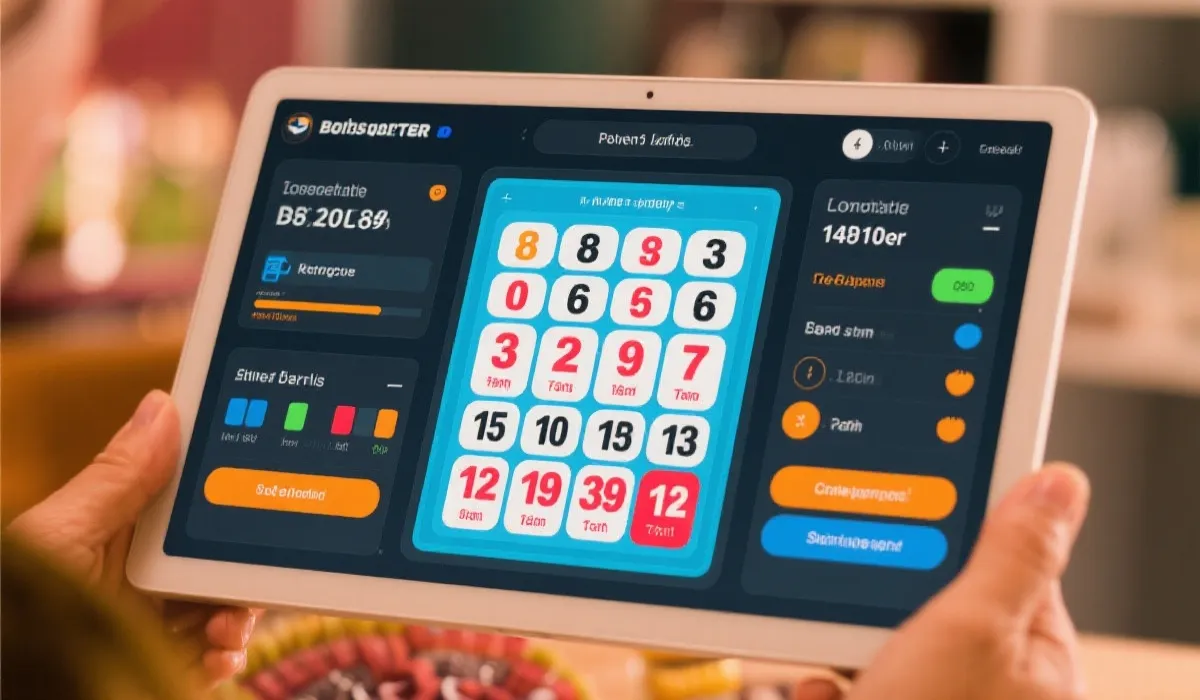 开奖看板与号码分析示意图